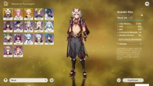 Conta Ar 12 - Itto / Yae Miko - Genshin Impact