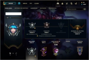 Conta prata 4 MAIN ADC com TODOS os champs e 141 skins - League of Legends LOL