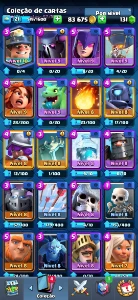 Conta Clash Royale