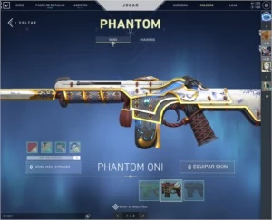CONTA DE VALORANT COM SKIN