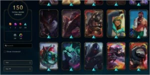 Conta LOL - 150 Skins - 13 Campeões faltantes - League of Legends