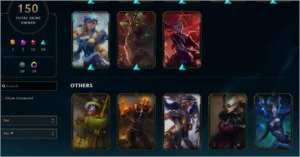 Conta LOL - 150 Skins - 13 Campeões faltantes - League of Legends