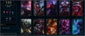 Conta LOL - 150 Skins - 13 Campeões faltantes - League of Legends
