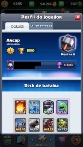 Conta Clash Royale nv 13 - 200 vitórias em guerra