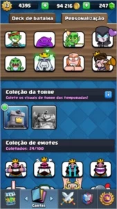 Conta Clash Royale nv 13 - 200 vitórias em guerra
