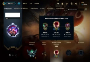 CONTA PLATINA 4 - LOL - League of Legends