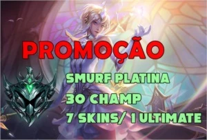CONTA LOL SMURF | PLAT 4 | 30 CHAMP | 7 SKINS - League of Legends