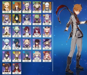 Genshin Impact Reroll: AR15, Childe, Ayaka, 27 chars