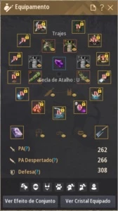 Sorc Level 62 - 278 de PA - Black Desert