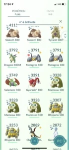 Conta Top 17 lendários 100% - Pokémon