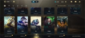 Conta  Mestre  20 pontos WildRift 68% winrate Olaf - League of Legends: Wild Rift LOL WR