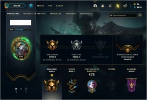 Conta ouro 2 com TODOS os champs e 124 Skins - League of Legends LOL