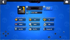 CONTA BRAWL STARS 16K | 31 BRAWLERS |