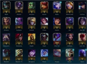 Conta lol platina 42 champs e 17 skins com email - League of Legends