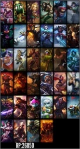Conta league of legends Platina V 36 skins LOL