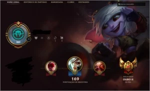 Conta LOL GOLD 2 100 campeões e muitas skins - League of Legends