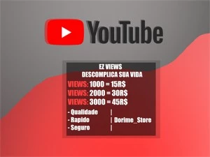 1000 VIEWS PARA YOUTUBE | ! BARATO ! - Redes Sociais