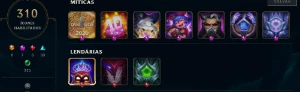 Conta Lol Com 176 Skins [Diamante] - Infos De Recuperação - League of Legends