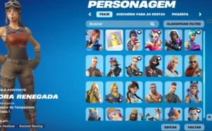 Conta De Fortnite, Renegade Raider + Picareta + Exclusivos