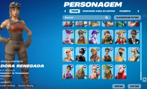 Conta De Fortnite, Renegade Raider + Picareta + Exclusivos