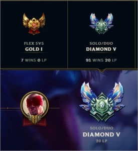 Conta Diamante V    27 Campeões c/ 1350 de RP para nick - League of Legends LOL