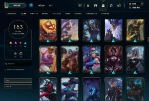 Conta Lol Com Todos Os Campeões, Valor Negociavel - League of Legends