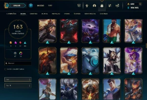 Conta Lol Com Todos Os Campeões, Valor Negociavel - League of Legends