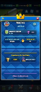 Conta Clash Royale nv 65