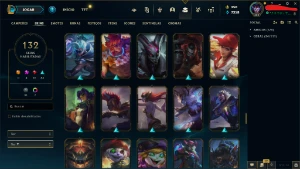 Conta Lol Unranked Lvl 300 Com 132 Skins - League of Legends