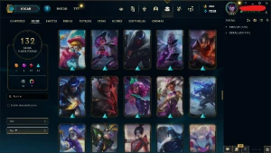 Conta Lol Unranked Lvl 300 Com 132 Skins - League of Legends