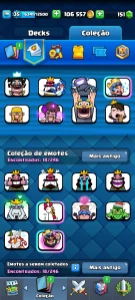 Conta clash Royale com troféus +5000