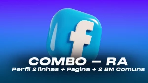 COMBO RA - Perfil 2 linhas + Pagina + 2 BM Comuns - Redes Sociais