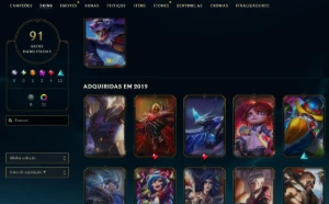 [Entrega Automática] Lol Prata, 91 Skins, Skins Ultimate - League of Legends