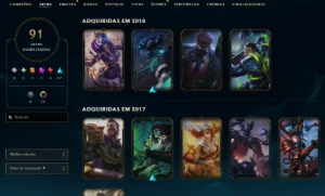 [Entrega Automática] Lol Prata, 91 Skins, Skins Ultimate - League of Legends