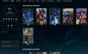 [Entrega Automática] Lol Prata, 91 Skins, Skins Ultimate - League of Legends