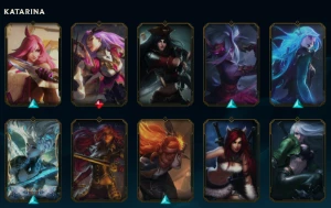 || Full Skins KATARINA & ZED até 2023 + chromas || e MAIS... - League of Legends LOL