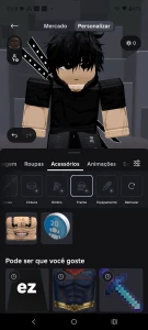 Conta de  roblox por 20 reais mais de 3000 robux