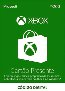 gift card 200BRL xbox live gold 