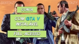 CONTA GRAND THEFT AUTO V - GTAV | INSTALÁVEL | FULL ACESSO !