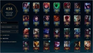 Conta BR 90 skins Todos campeões - League of Legends LOL