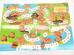 Jogo de Tabuleiro Capivaras 40 x 28 cm - Artesanato e Personalizados