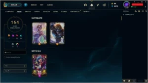 CONTA LOL 🌟 164 SKINS 🌟 149 CAMPEOES - League of Legends