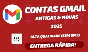 CONTAS GMAIL 2025 [ALTA QUALIDADE] + SEM SMS + SUBMAIL