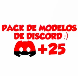 Packs de 25 modelo de servers no discord - Outros