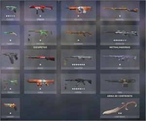 CONTA VALORANT, VARIAS SKINS, IMORTAL 2.