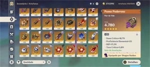 AR58, conta f2p com todos os bonus de compra - Genshin Impact