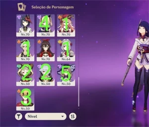 AR58, conta f2p com todos os bonus de compra - Genshin Impact