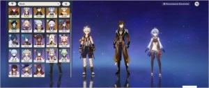 Genshin Impact - A55 Com 6 personagens 5* || 3 Armas 5*