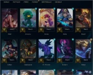 Conta League Of Legends Prata 1 LOL