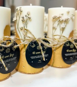 Velas artesanais aromáticas - Artesanato e Personalizados